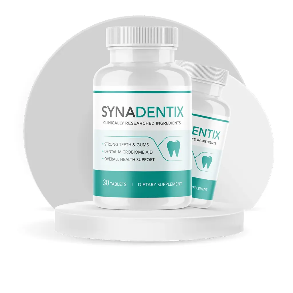 Synadentix bottle for your oral wellness routine