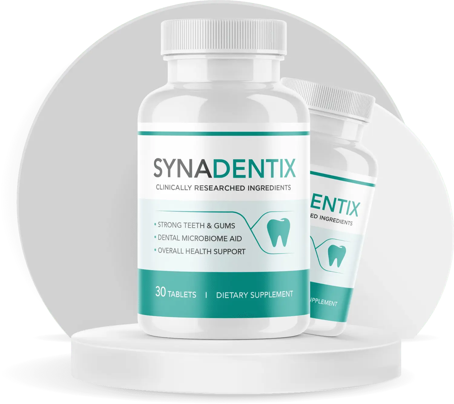 Synadentix supplement bottle presentation